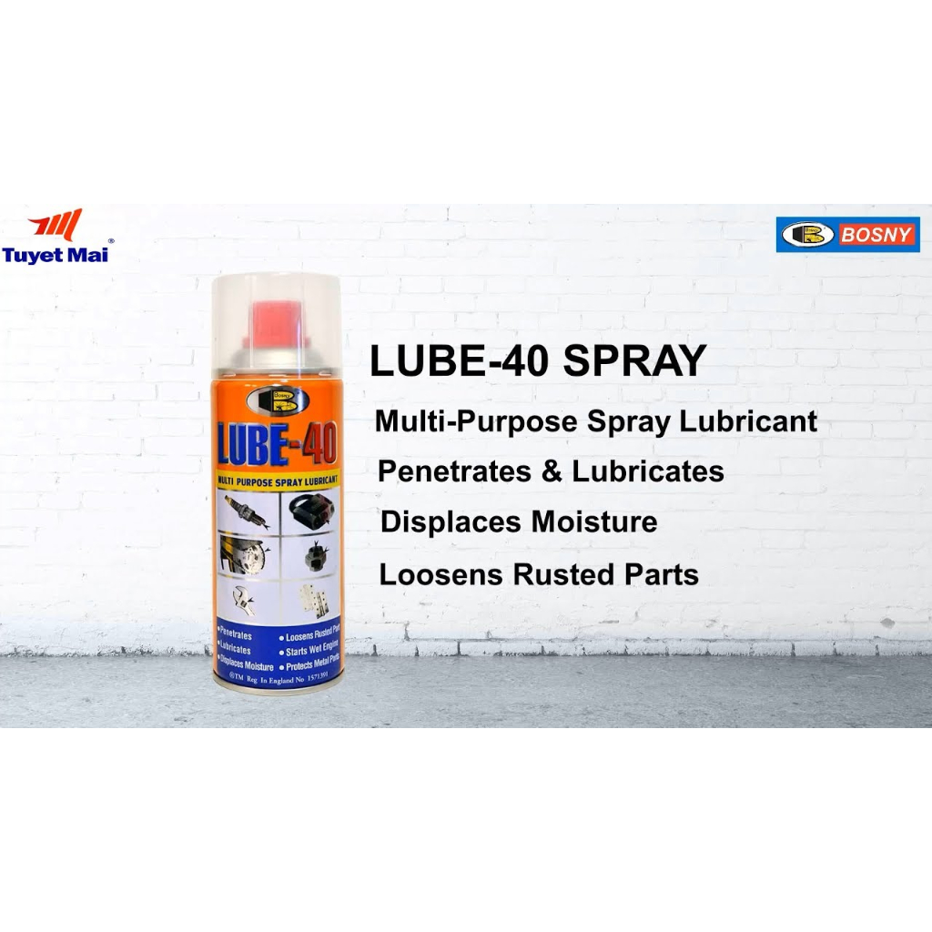 [HN] Sơn xịt chống rỉ sét Lube 40 150ml (NK Thái Lan)