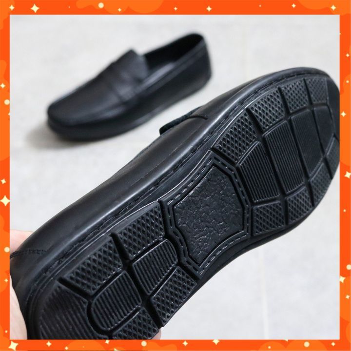 Giày Lười Nam Da Bò Thật Cao Cấp Đế Khâu Giày Da Nam Trung Niên Thời Trang Công Sở Kiểu Dáng Trẻ Trung Sang Trọng