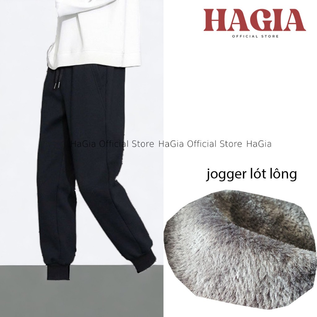 Quần nỉ nam lót lông nhung siêu mềm, siêu dày ấm chống chọi đại hàn mẫu mới nhất