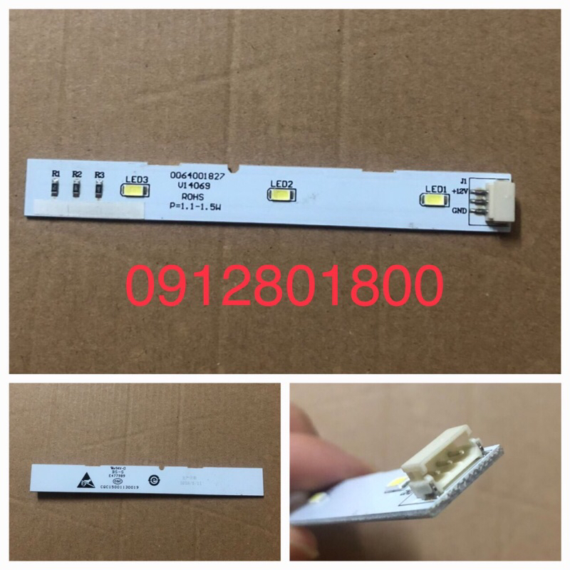 Đèn led tủ lạnh 12v 3 chân thay thế cho tủ lạnh SAMSUNG, LG, HITACHI, TOSHIBA, PANASONIC, AQUA, SANYO, ELECTROLUX