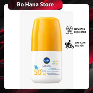 Kem chống nắng dành cho trẻ sơ sinh & trẻ em dành cho da nhạy cảm spf 50+ nivea sun kids sensitive sun roller