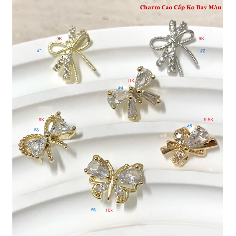 Đá Hình Nơ Cao Cấp Ko Bay Màu