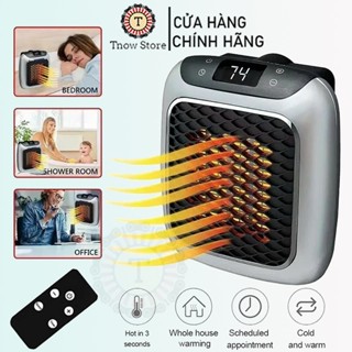 Máy sưởi mini gắn tường 🔥FREESHIP🔥 Quạt sưởi ấm có kèm điều khiển cắm điện trực tiếp