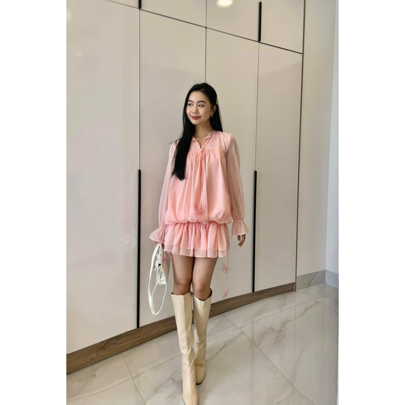 Pumpkin dress - by Nora Closet - đầm babydoll dáng quả bí năng động trẻ trung