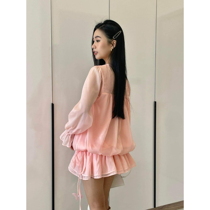 Pumpkin dress - by Nora Closet - đầm babydoll dáng quả bí năng động trẻ trung