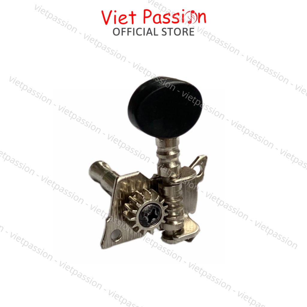 Khóa đàn Ukulele khóa vặn tai nhựa đen kèm ốc vít cao cấp Viet Passion HCM
