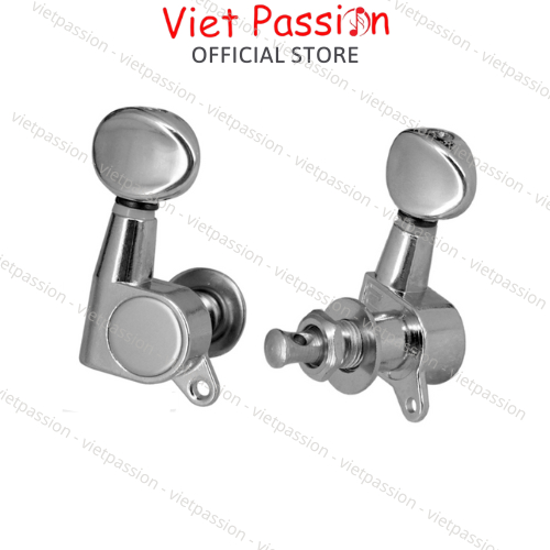 Khóa đàn Ukulele khóa vặn tai nhựa đen kèm ốc vít cao cấp Viet Passion HCM