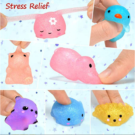 Squishy kim tuyến mochi giáng sinh DCBM5 Dễ Thương mềm mại bóp đã tay cute dán trang trí ốp