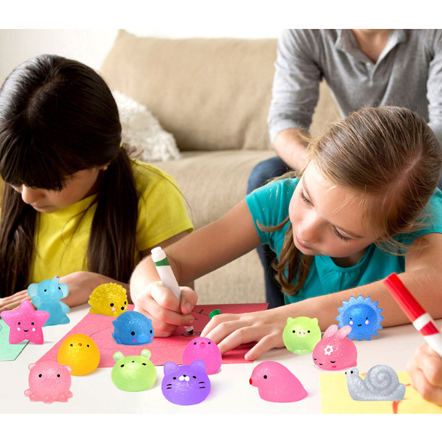 Squishy kim tuyến mochi giáng sinh DCBM5 Dễ Thương mềm mại bóp đã tay cute dán trang trí ốp