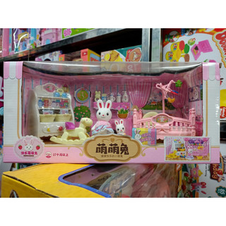 Đồ chơi nhà búp bê 5501 căn phòng của bé thỏ happy rabbit