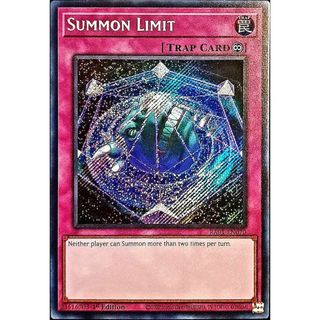 ra01 Lá bài thẻ bài Yugioh Summon Limit - super ultra secret Rare - Tặng bọc bài nhựa bảo quản