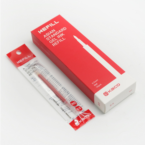 Ruột lẻ bút bi gel KACO PURE ngòi 0.5mm