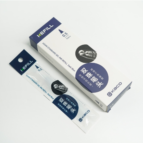 Ruột lẻ bút bi gel KACO PURE ngòi 0.5mm