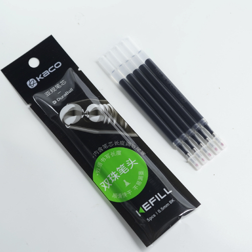 Ruột lẻ bút bi gel KACO PURE ngòi 0.5mm