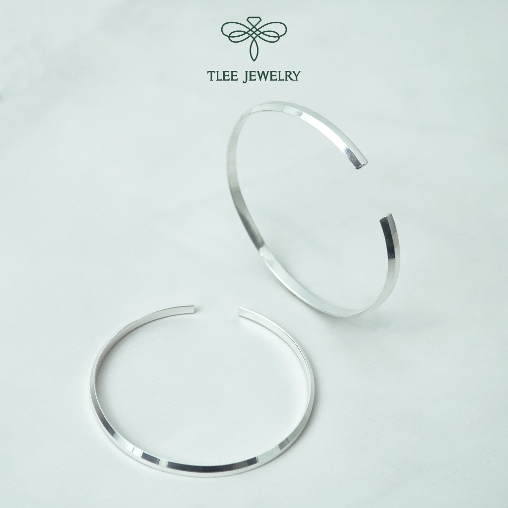 Lắc tay bạc TLEE cuff nam nữ đeo cá tính TleeJewelry LT0137