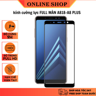 Kính cường lực galaxy A8 2018 /A8 plus 2018 full 5D hàng chuẩn loại 1