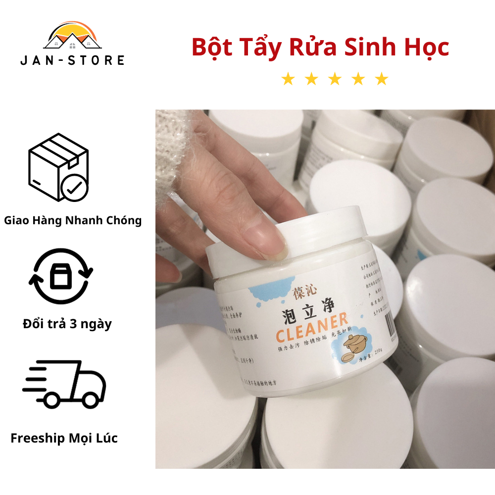 Bột Tẩy Rửa Sinh Học Đa Năng Cleaner, Tẩy Sạch Dầu Mỡ, Vệ Sinh Thiết Bị Gia Dụng An Toàn