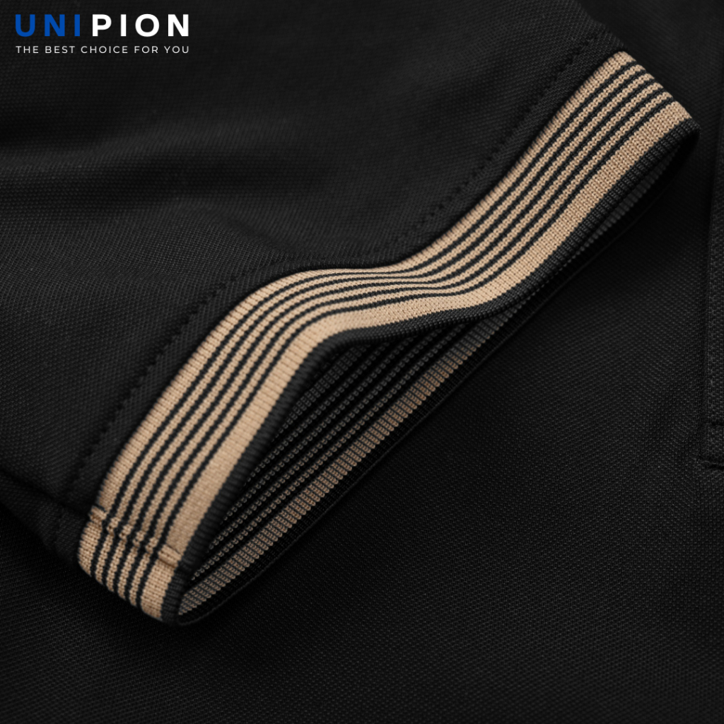 Áo polo nam UNIPION họa tiết cổ cotton CVC thấm hút, co giãn, thoáng mát kiểu dáng trẻ trung, năng động - AT176