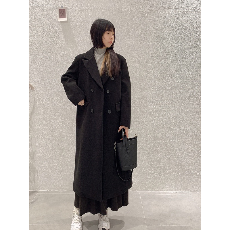 Áo khoác mangto dạ dáng dài phong cách hàn hàng Quảng Châu