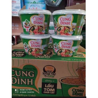 Thùng mì ly/bát Cung Đình đủ 5 vị