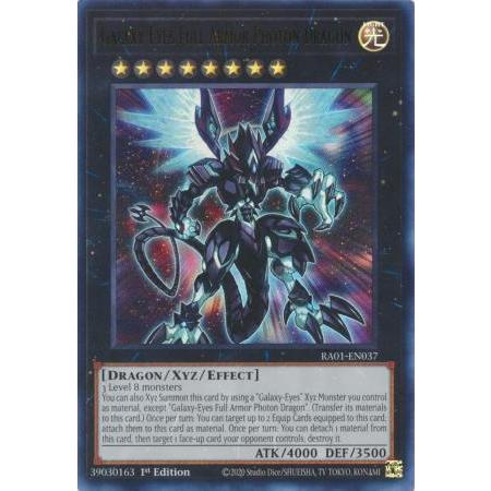 Thẻ bài Galaxy-Eyes Full Armor Photon Dragon - RA01-EN037
