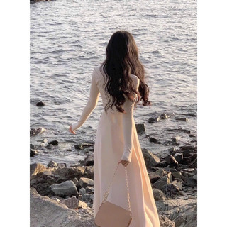 [ Set đầm dây kèm khoác crootop ] Áo peplum form dài mang 2 kiểu