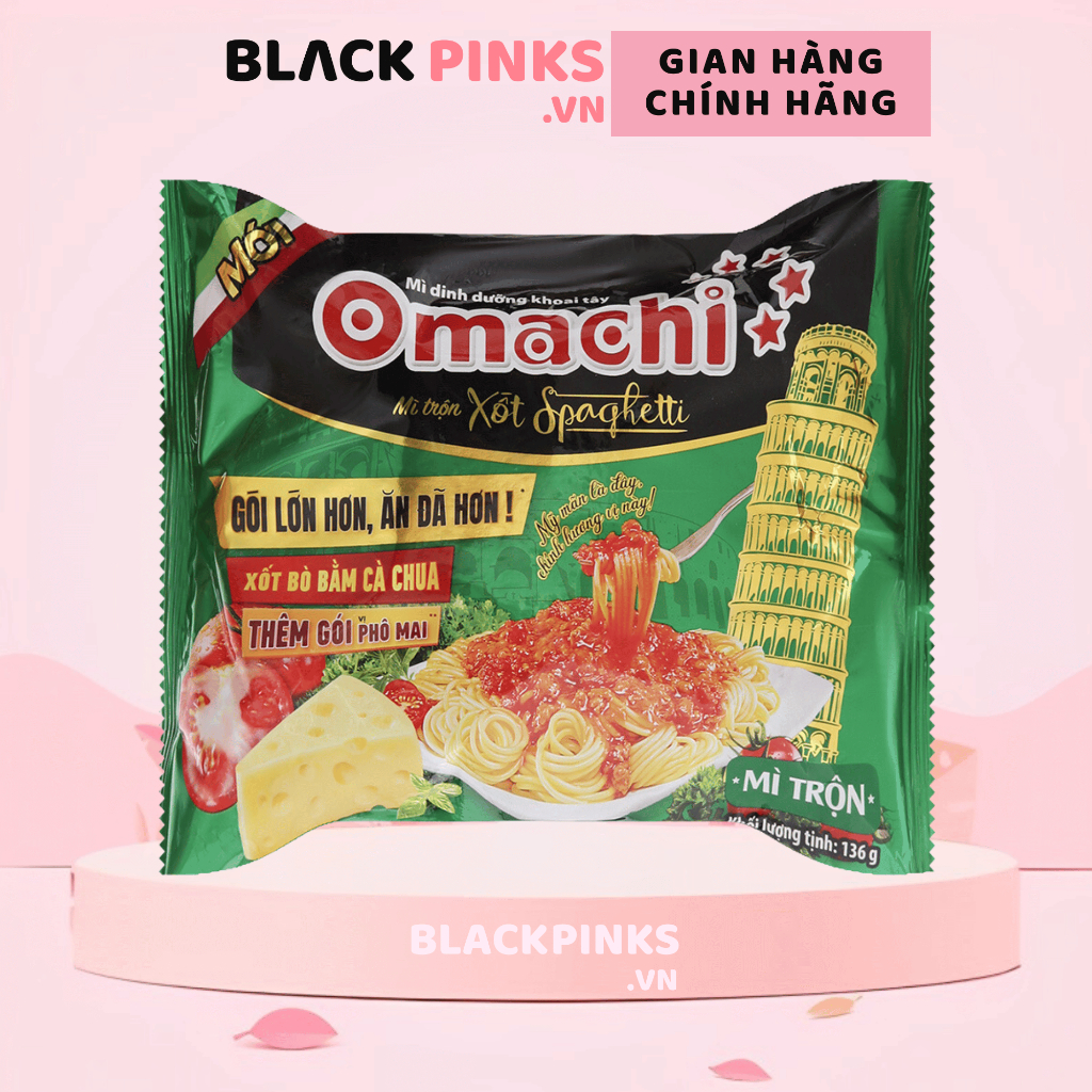 Mì trộn Omachi xốt Spaghetti gói 136g