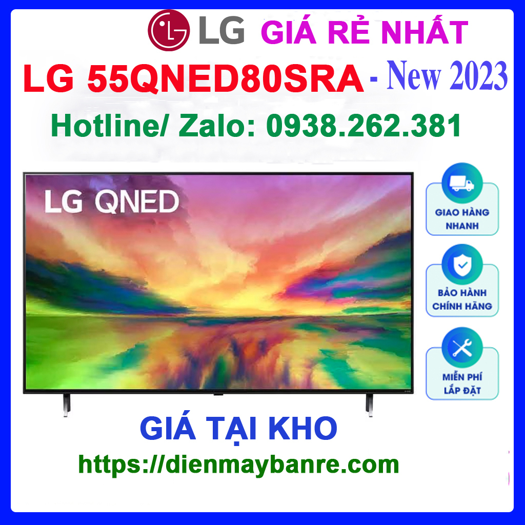 Smart Tivi QNED LG 55QNED80SRA 4K 55 inch