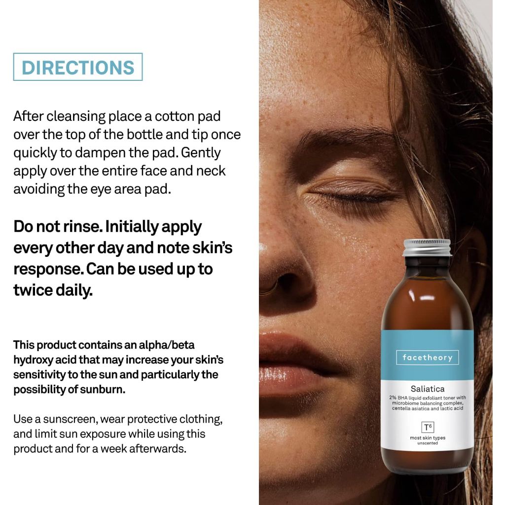 Tẩy tế bào chết ''Facetheory'' Saliatica 2% BHA Exfoliant T6 200ml