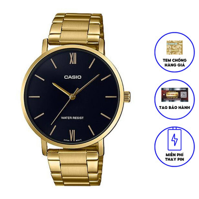 Đồng Hồ Nam Dây Kim Loại Chính Hãng Casio MTP-VT01G-1BUDF