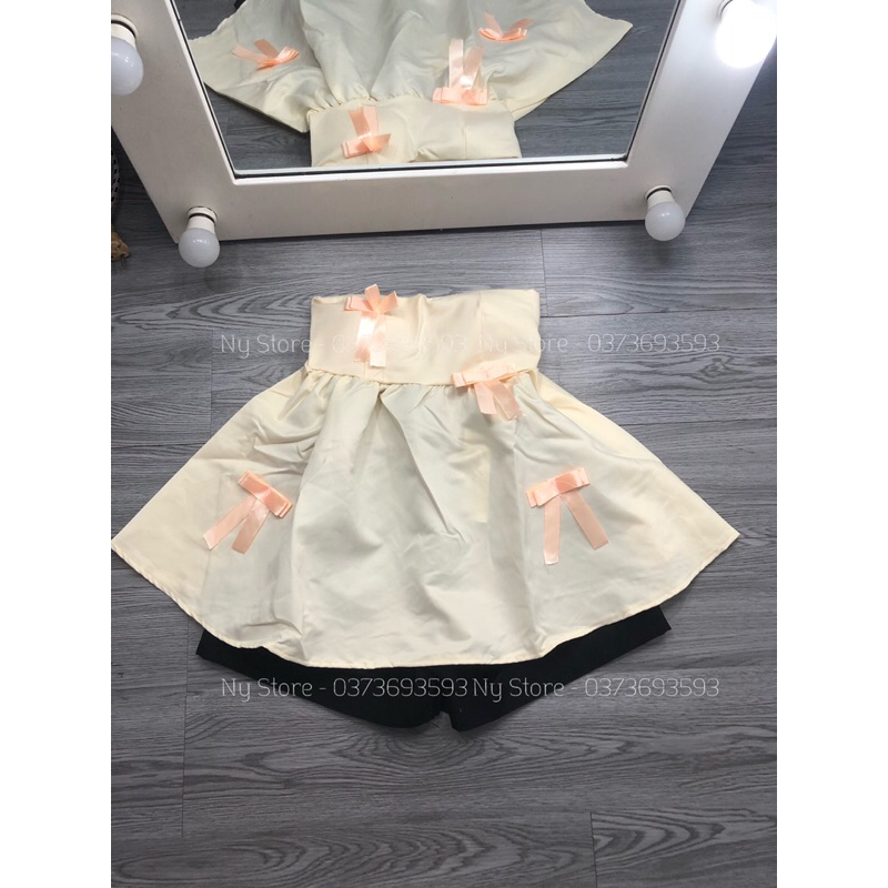 ÁO CÚP BABYDOLL NƠ