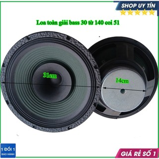 Loa toàn dải bass 30 từ 140 coil 51
