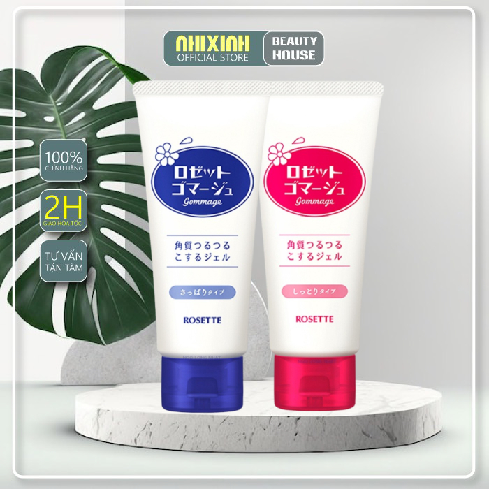(Mẫu Mới) Gel Tẩy Da Chết Rosette 120g