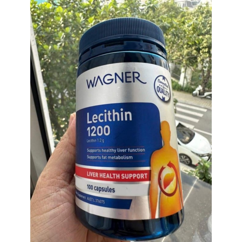 Viên Uống Mầm Đậu Nành Hỗ Trợ Chức Năng Gan- Wagner Lecithing 1200 -100 Viên