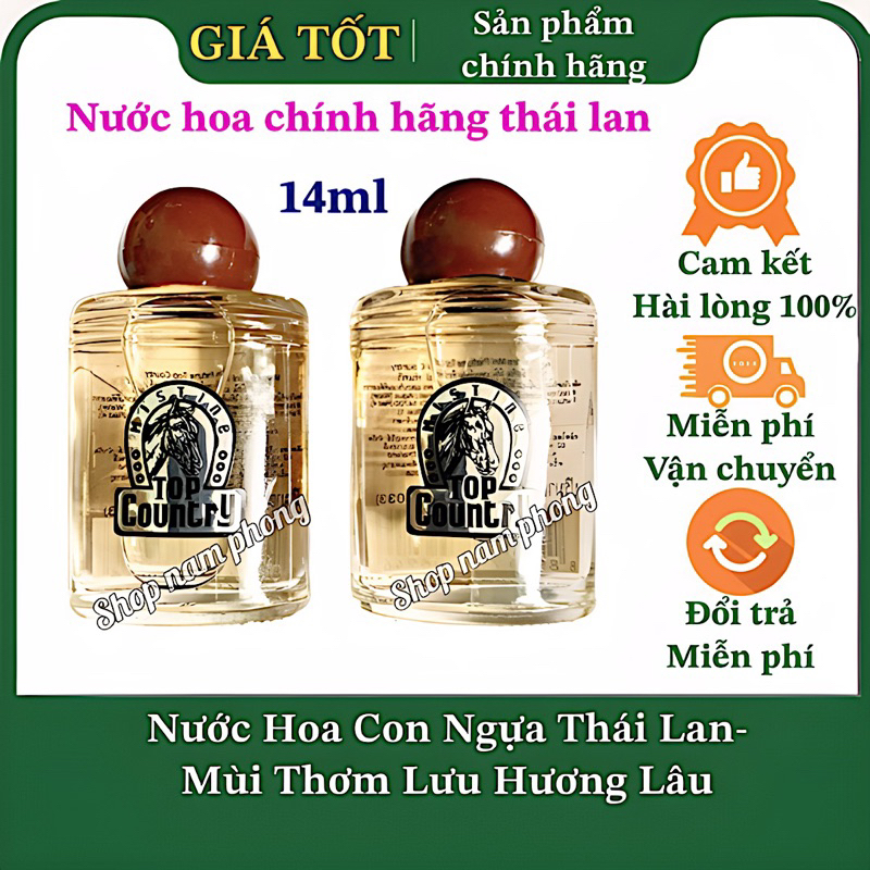 (Chính Hãng) Nước Hoa Con Ngựa Top Country 14ml Chính Hãng