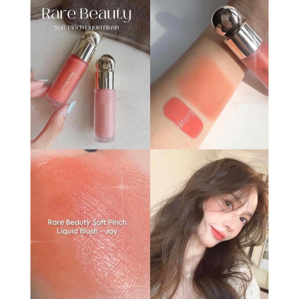 Má Hồng highlight Rare Beauty Blush