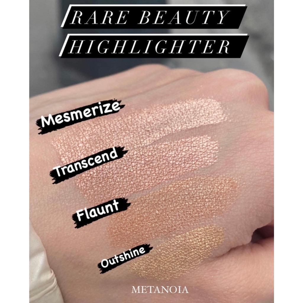 Má Hồng highlight Rare Beauty Blush