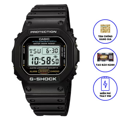 Đồng hồ nam dây nhựa Casio GSHOCK DW-5600UE-1VDF chính hãng