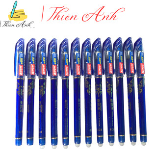 Hộp bút mực xanh xóa được AODEMEI GP - 3176, bút gel xanh học sinh xóa được, bút mực xanh tẩy được