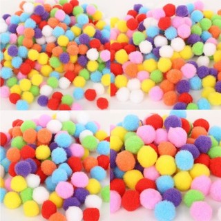 Hạt pom pom trang trí - 100 cái đủ màu
