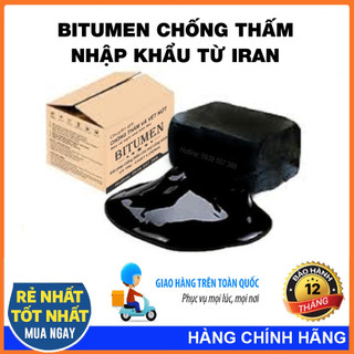 Nhựa đường lẻ chống thấm chống dột, chông nứt hộp 10kg , nhựa đường bitum 60/70