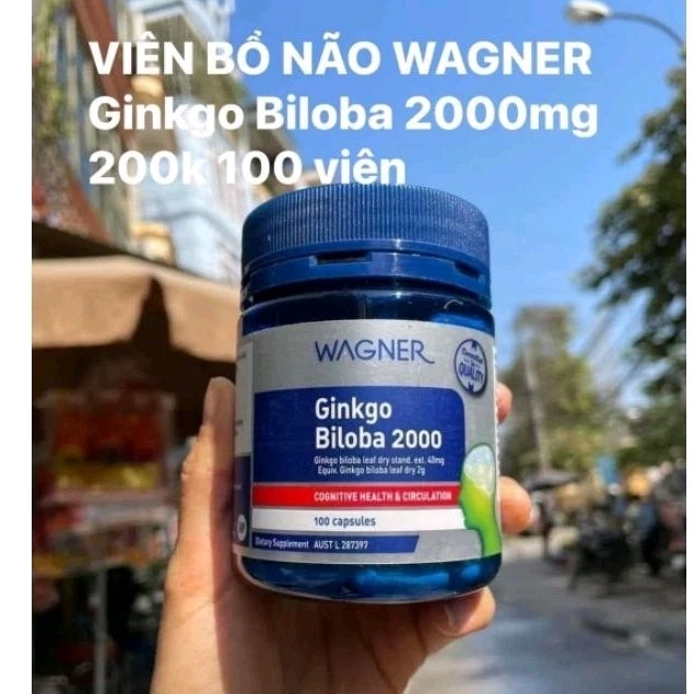 BỔ NÃO WAGNER Ginkgo Biloba 2000mg