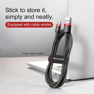 Cáp sạc Baseus Micro Fast Charging USB Cable For Phones 1M 2M 3M Micro USB Charger Data Cable