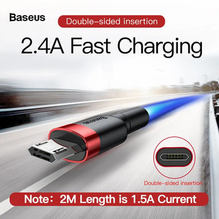 Cáp sạc Baseus Micro Fast Charging USB Cable For Phones 1M 2M 3M Micro USB Charger Data Cable