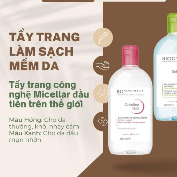 Nước tẩy trang Pio 500ml dành cho mọi loại da nhaỵ cảm dầu mụn