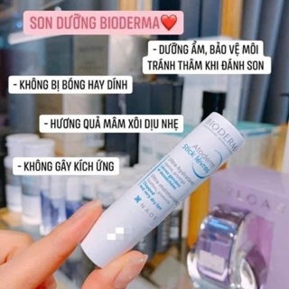 Son Dưỡng Làm Dịu Môi Khô, Nứt Nẻ Bio Atoderm Stick Levres 4g