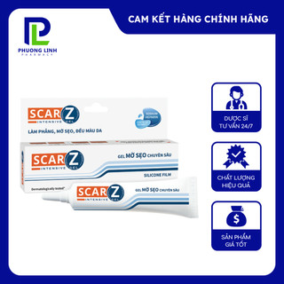ScarZ Gel hỗ trợ mờ sẹo Intensive Gel, làm phẳng, mờ thâm sẹo, dưỡng mềm vùng da - Phương Linh pharmacy