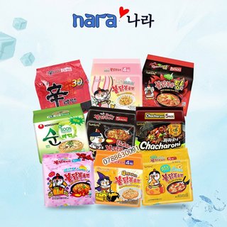 Mì cay Samyang Hàn Quốc đủ vị (140g) - Lốc 5 Gói