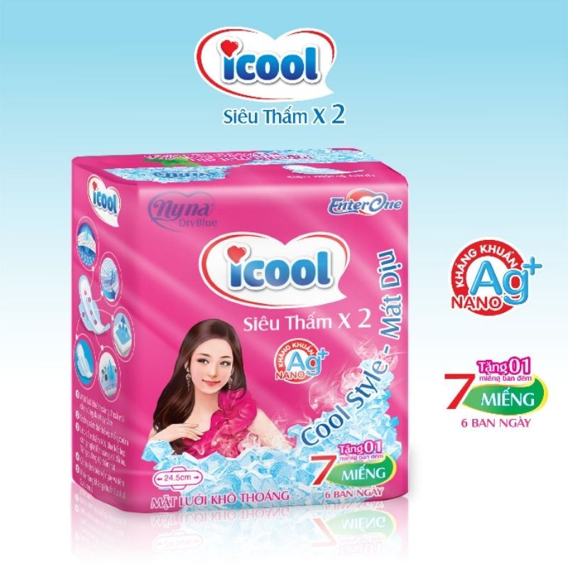 Băng vệ sinh Nyna (Icool 8 cục)