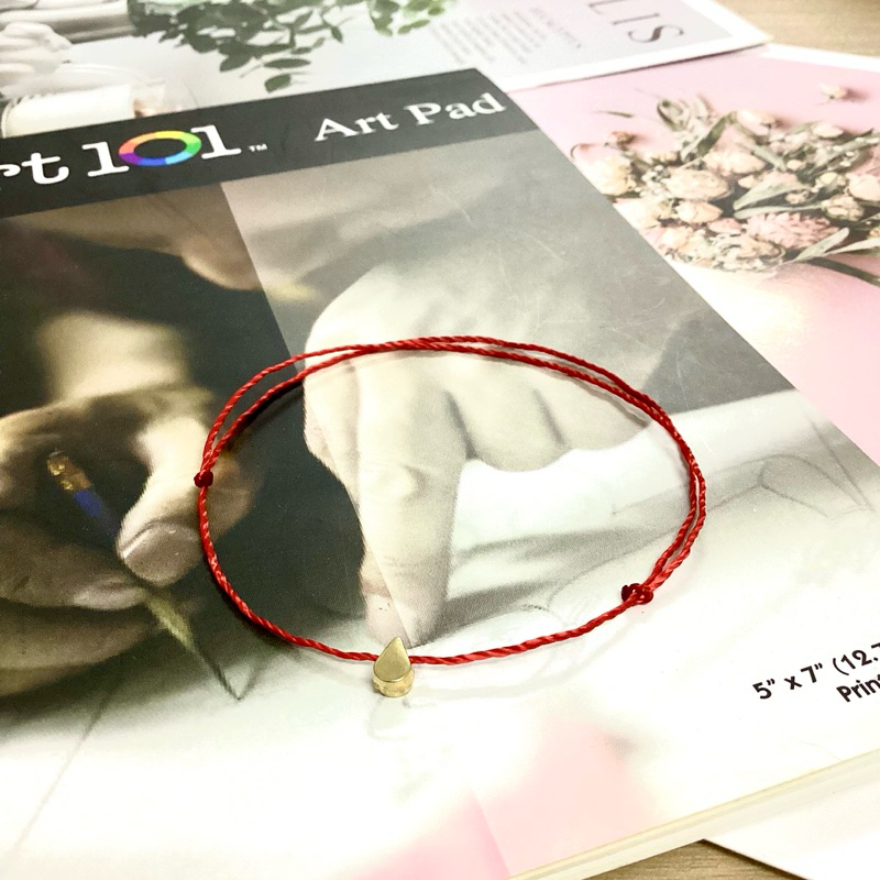 Vòng chỉ đỏ MAY MẮN Vòng tay handmade ngày tết dây mảnh siêu dễ thương